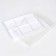 Box for mousse cakes 6 pieces, 26x17x6 white