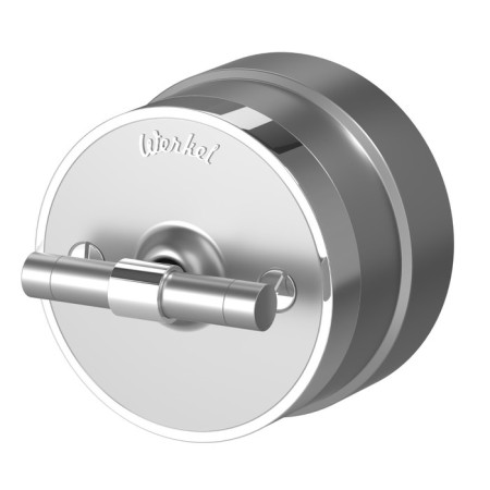 Vintage W5812054 switch, single -volatile, matte chrome silver