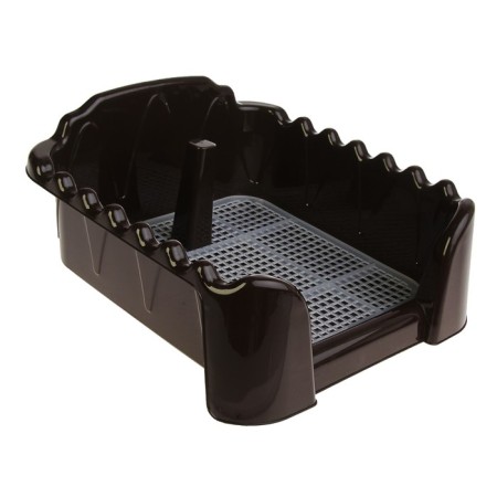 RIF toilet with a column, for dogs, 40 x 40 cm, chocolate