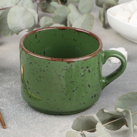 Tea bowl Punto Verde, 350 ml, porcelain