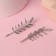 Invisibility for hair "Liberty" (set 2 pcs) leaves, 7.8 cm, silver