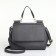Women's bag on the magnet Textura, small size, color gray