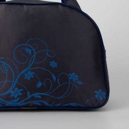 Sports bag with lightning, gray/blue color-2