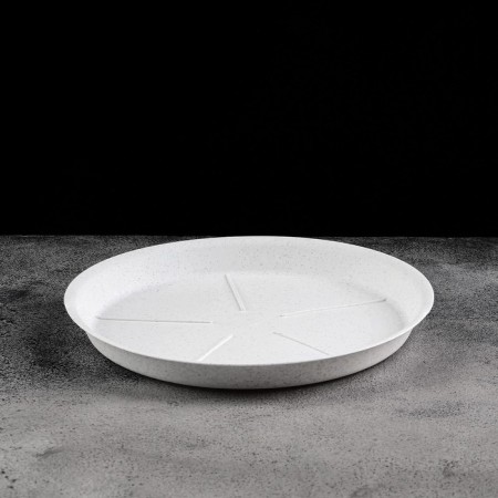 Patron for the pot, d = 16.1 cm, plastic, color marble