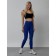 Lingins for fitness women, size 48-52, blue color
