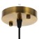 Bayerlux lamp "Billy" E27 40W gold 18x18x20-120cm
