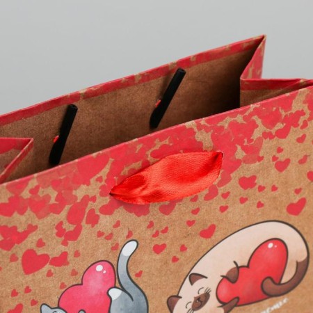 Package Gift Craft Vertical, packaging, “You are my happiness!”, MS 18 x 23 x 10 cm-2
