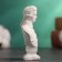 Bust "Emperor Peter III" White, 4x2.5x6.5cm