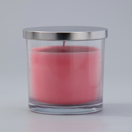 Candle Giant Aromatic in a glass "Pion", soy wax, 10x10 cm-4