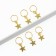 Clubs of hair piercing “Fake your beauty”, 6 pcs.
