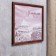 Photo frame pine С14 01/6 wenge 25x25 cm (plastic screen)