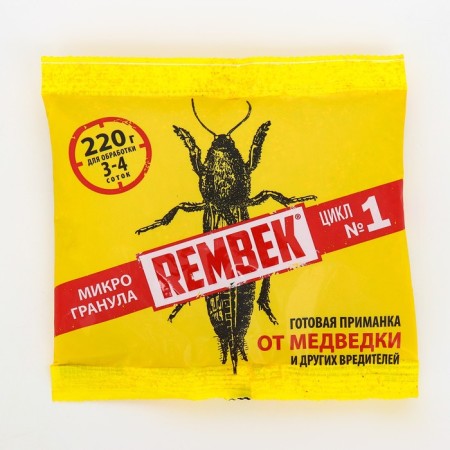 Remedy for the bear and the Rembek wireworm, micrograssed, 220 g