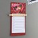 Magnet with a record for recording and pencil “I love you”, 7 x 14.4 cm