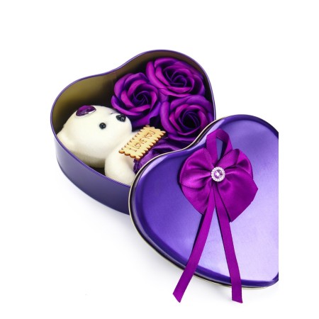 Soap roses and a bear cub, set-14