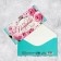 Money envelope "Congratulations", peonies, 16.5 × 8 cm