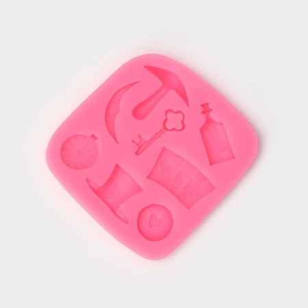 Mold "Focus", silicone, 9 × 8.5 × 1 cm, color mix-2
