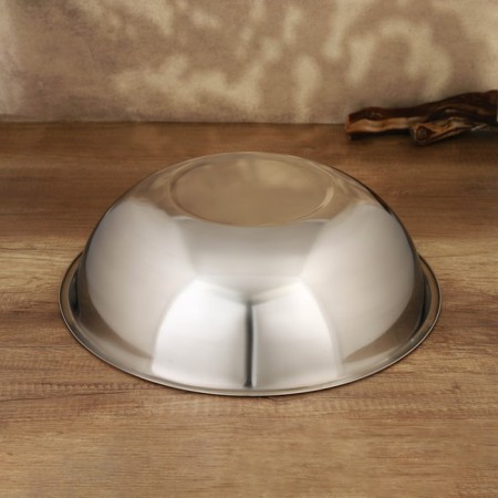 Stainless steel bowl, 6 l, d = 34 cm, thickness 0.4 mm-1
