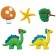 Plant -based plasticine, 6 colors, 90 g, Jovi, cardboard, euro suspension, for kids
