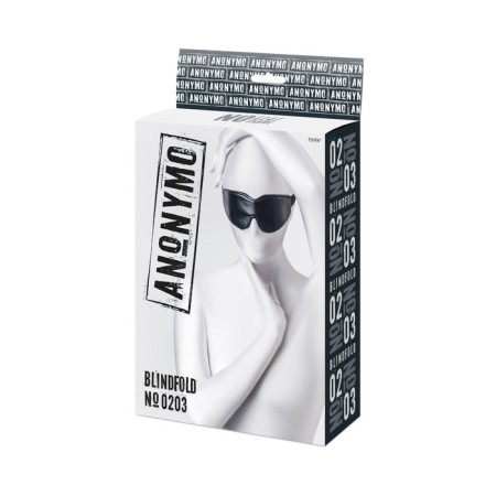 Anonymo mask, PU Skin, 26.5 cm, black color-6