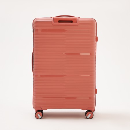 Big suitcase 28 ", lightning department, code lock, 4 wheels, pink color-5