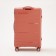 Big suitcase 28 ", lightning department, code lock, 4 wheels, pink color