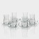 Glass tea set LAV "Eva", 12 items: glasses 160 ml (6 pcs), saucer 13.5 × 10.5 cm (6 pcs)