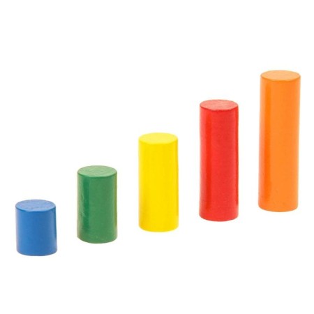 Puzzle "Logical columns", 25 color figures-2
