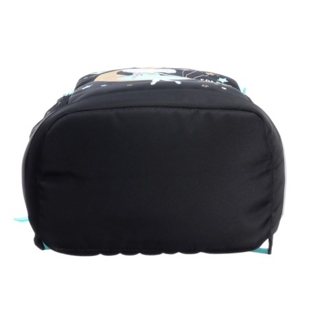 School backpack, 38 x 28 x 18 cm, Grizzly, ergonomic back, + keychain, black-6
