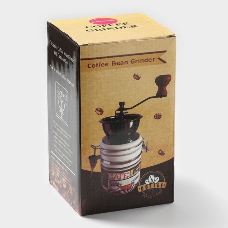 Latte Manual Daulum Coffee grinder, 17 × 12.2 cm, ceramic mechanism-8