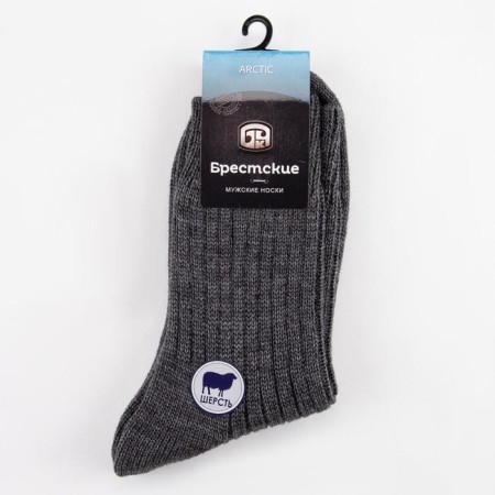 Men's socks, dark gray color, size 27-2