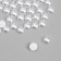 Decor for creativity "Half of the pearl" White set 500 g 1x1x0.5 cm
