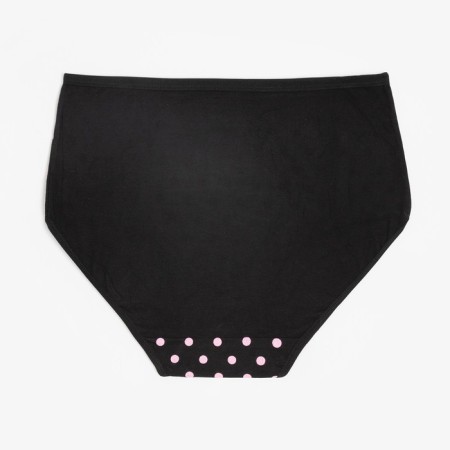 Panties female slips, black color, size 54-56-2