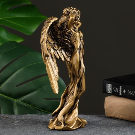Figure "Angel" gold 7x13x22.5cm-1