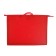 Folder for drawings and drawings A3, 420 x 343 x 50 mm, 0.9 mm, with handles, plastic, lightning from above, "standard" pr 3, red