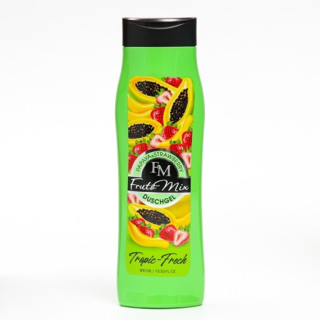 Shower gel, moisturizing, "frutomix", papaya and strawberries, 400 ml