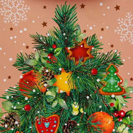 New Year. Gift package "Big Christmas tree", 33 x 42.5 x 15 cm.-2