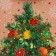 New Year. Gift package "Big Christmas tree", 33 x 42.5 x 15 cm.