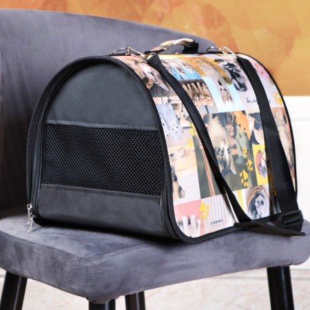 Bag - carrying for animals with print, 46 x 28.5 x 30 cm mix-9