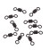 Namazu Pro Rolling Ribbed Swivel, Brass, Carbon, Test-43 kg, packaging 10 pcs.