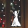 Decorative sticker for windows "Snow Beauty" 40x65 cm