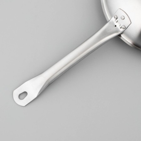 Frown of stainless steel luxstahl, d = 26 cm, h = 7.5 cm, triple bottom, induction-2