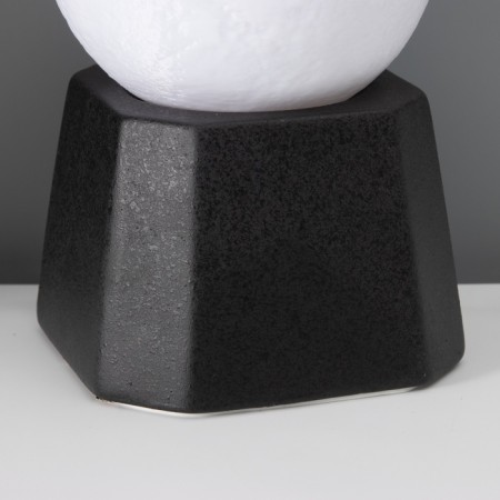 Table lamp "Full Moon" LED 1x40W E27 Black 12x12x21cm-3