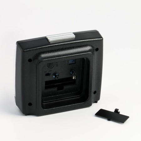 Clock - desktop an alarm clock, discrete move, 14.3 x 13.2 cm-3