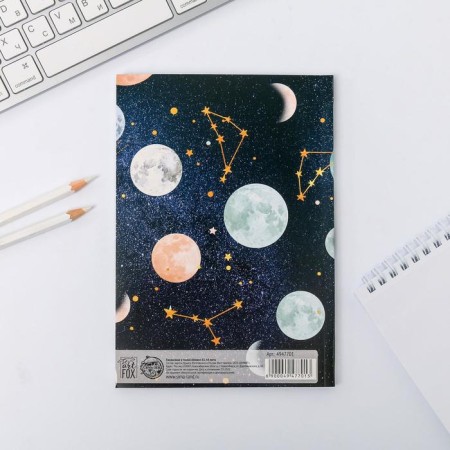 Diary in the soft cover Space Plans, A5, 64 sheets-4