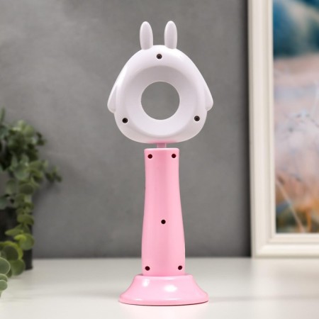 Table lamp with AKB 16219/1 16XLED 4W 3000/6000K USB pink 7.8x9.5x24 cm Risalux-5