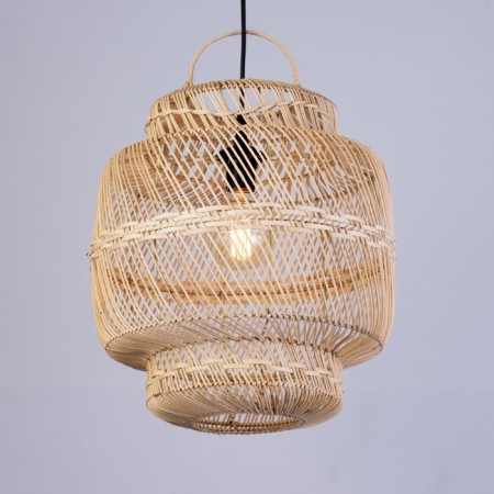 Ceiling Lamp from Rotan "Ferry" 1x120W, E27, 40x40x40 cm-2