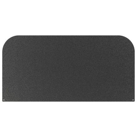 Sheet is tributary, black, steel 0.8 mm, 40 x 80 cm