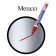 Marker-painting (varnish) 4.0 mm Brauberg Professional plus, red, nitro-base, aluminum corps