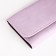 Women's wallet on the button, lilac color