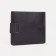 Male purse for magnet, for bills, for cards, for coins, dark brown color